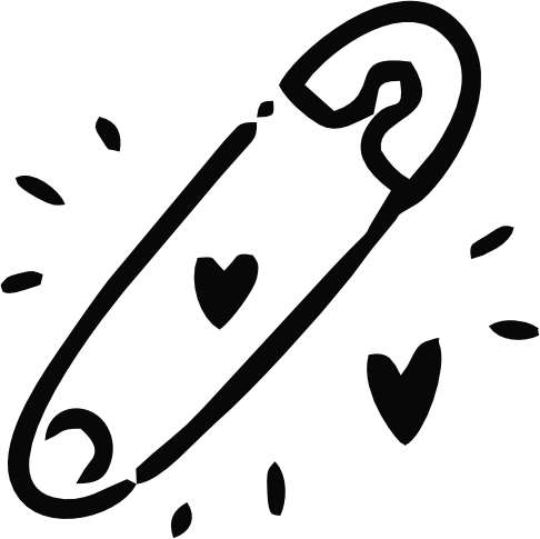 Corchete con corazones