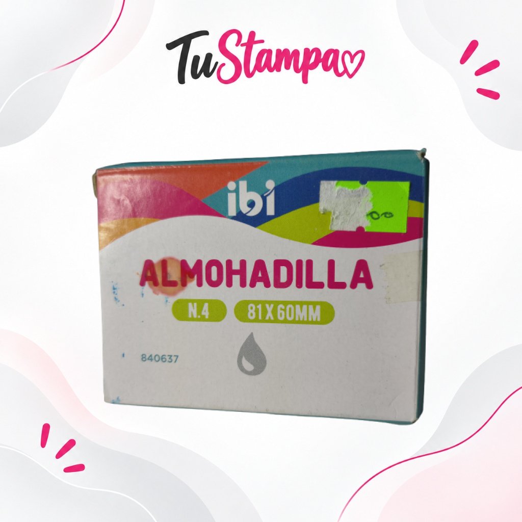 Almohadilla Ibi N.4 81x60 mm